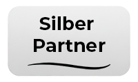 Logo mit dem Text 'Silber Partner' auf grauem Hintergrund.