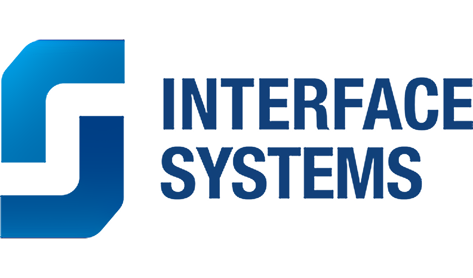 Logo von Interface Systems in blauer Schrift auf weißem Hintergrund.